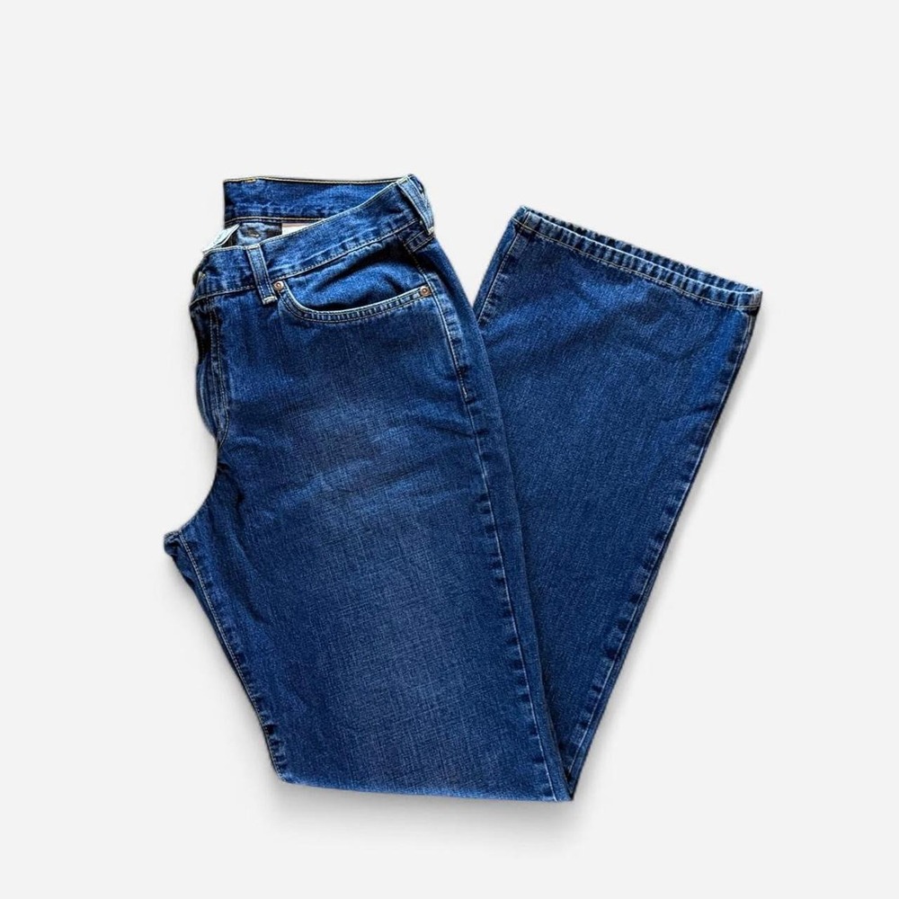 Vintage Lucky Brand Dungarees USA Made Bootcut Jeans Dark Wash